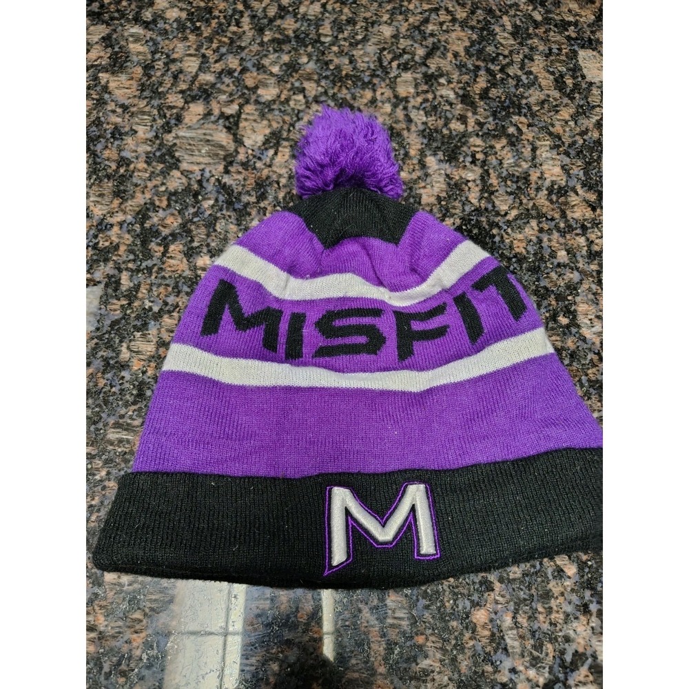 Misfit Purple Beanie Mens